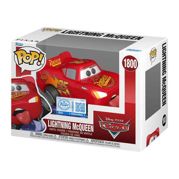 Funko POP #1800 Disney Pixar Cars Lightning McQueen (Leaping) Exclusive Figure